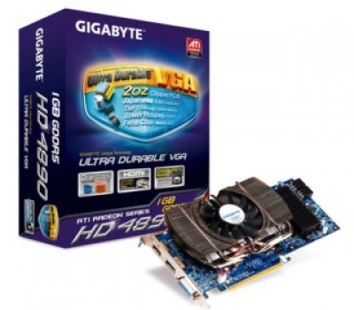 Imagine Placa video Gigabyte ATI Radeon HD 4890 PCI-E 2.0 1GB R489OC-1GD